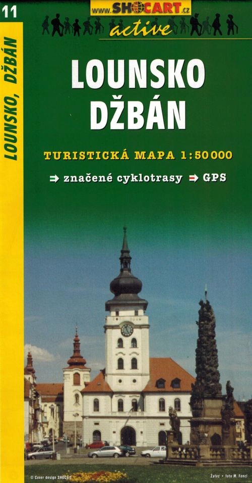 Lounsko Dzban Louny Kladno Mapa Turystyczna 11 Wydawnictwa Shocart