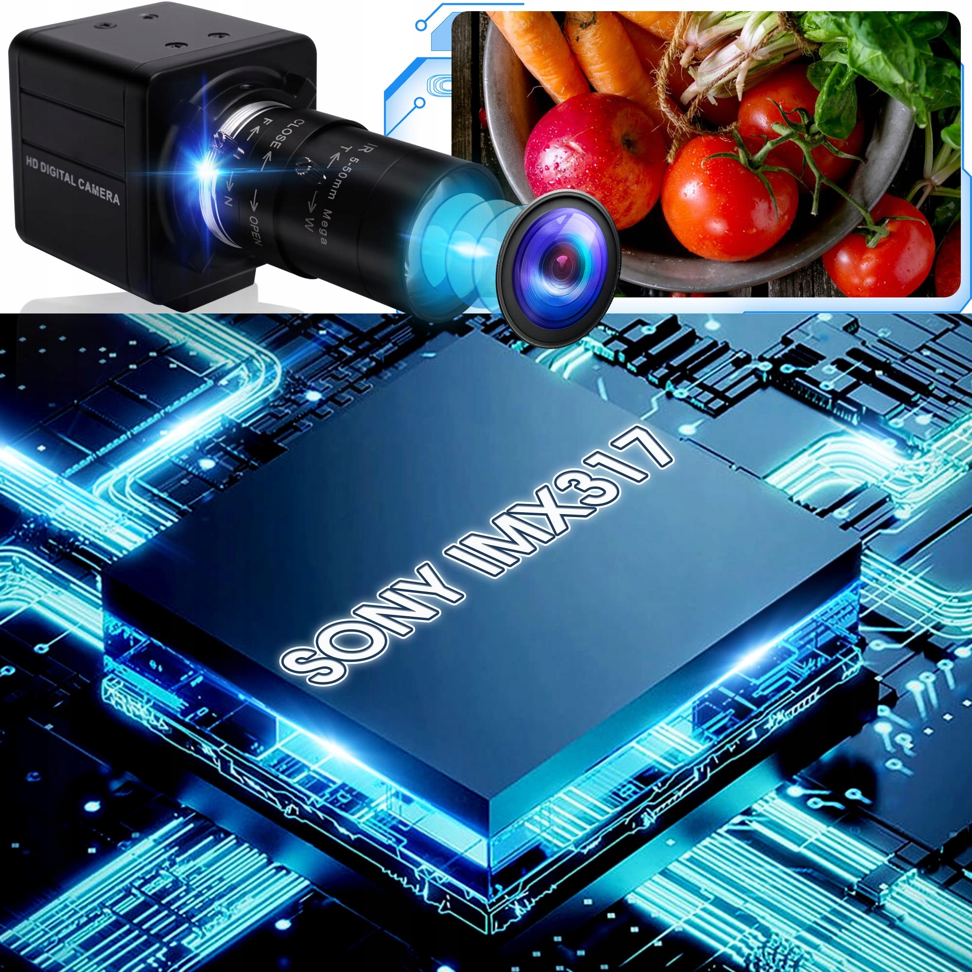 ELP Kamera 4K Ultra HD USB z Zoomem 5-50mm do Wideokonferencji — miniatura 3