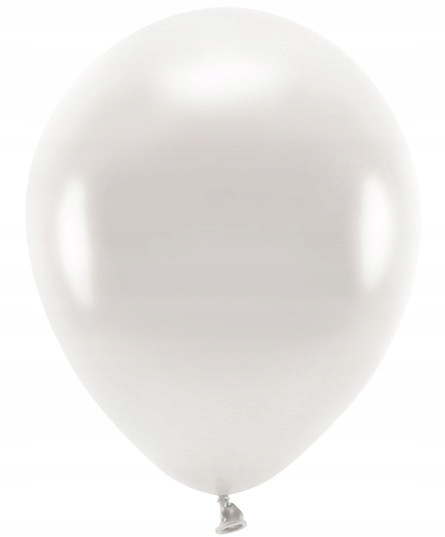 

Balony Eco metalizowane Duże 30cm/ 10szt Perłowe
