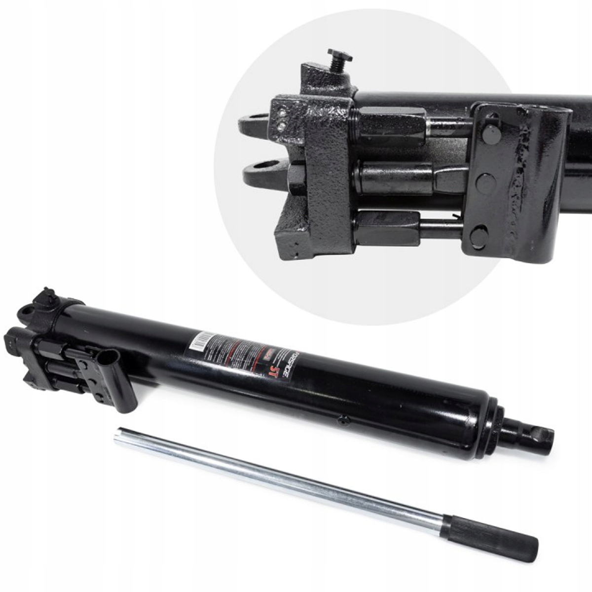 Hydraulický zdvihák na žeriav 5T čierny Forsage