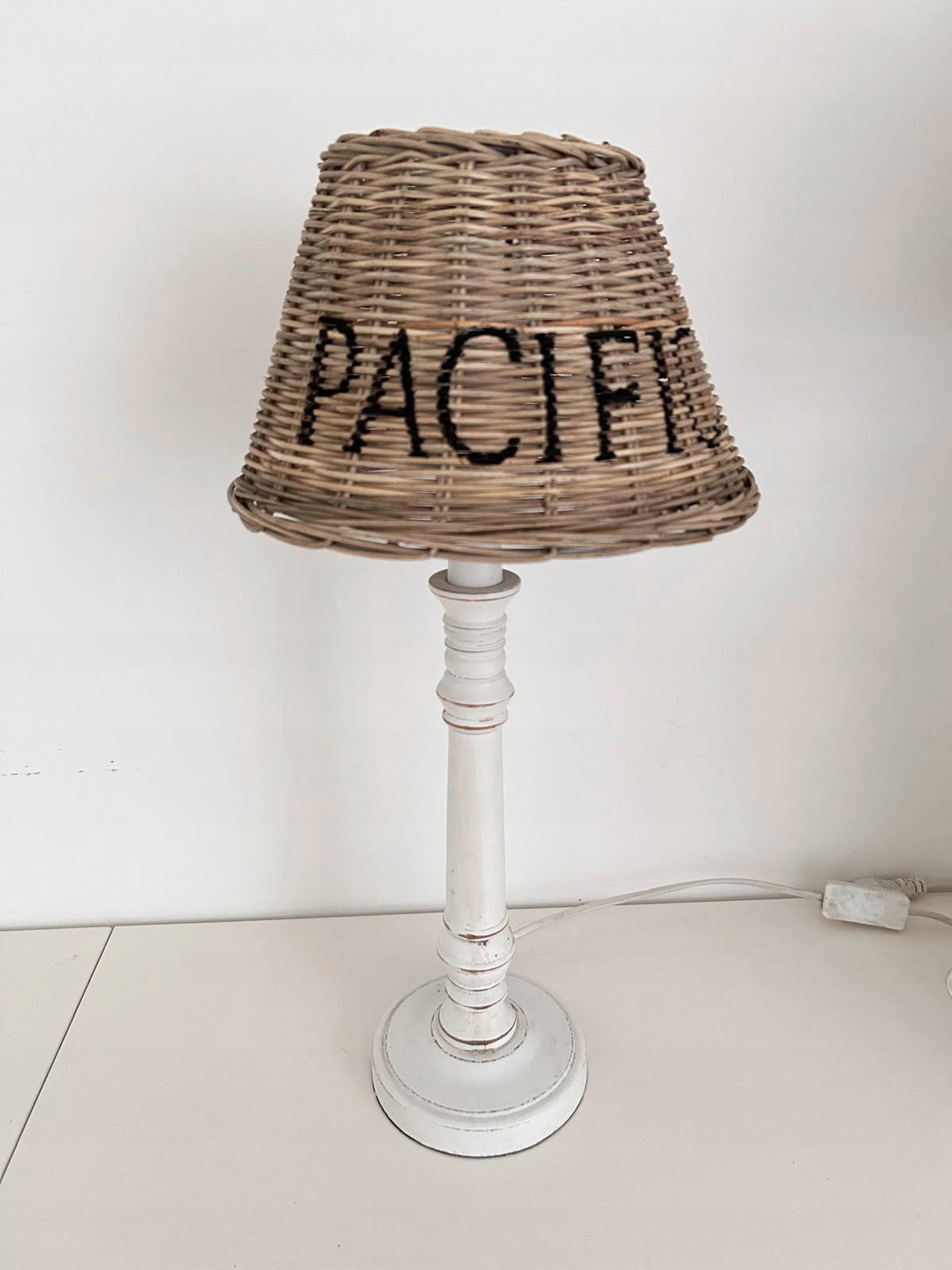 Stínidlo Ratan Pacific S Hampton Skandinávský Rattanový styl pro lampu