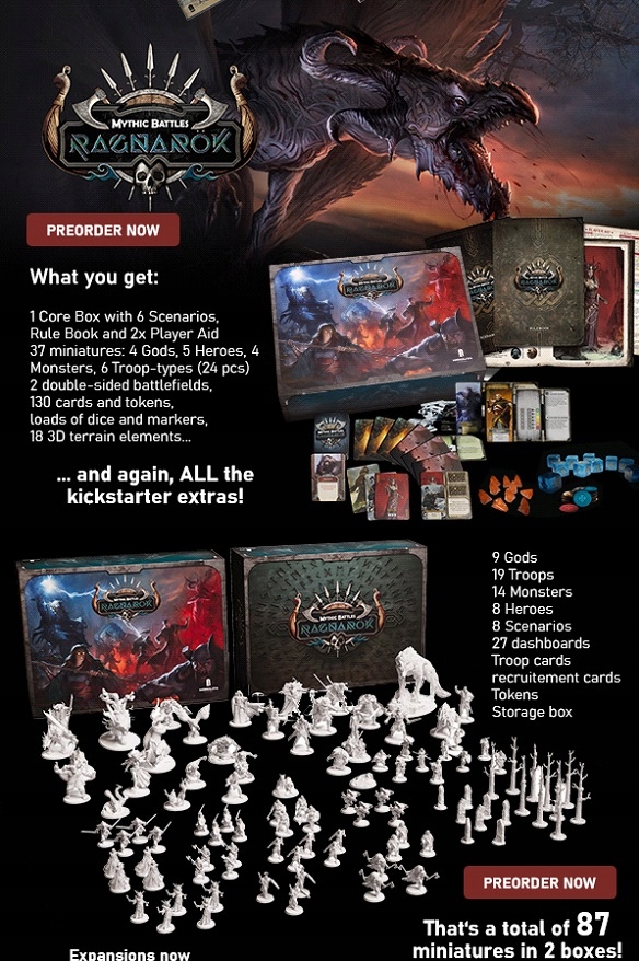 Mythic Battles: Ragnarök Pantheon (All Stretch Goals included) En/fr