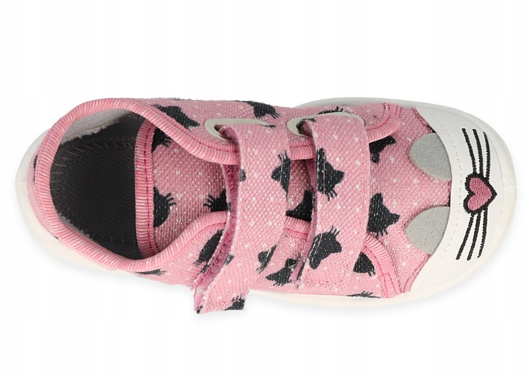 BEFADO tenisówki trampki różowy kotek 212P077 r.22 Kolor różowy
