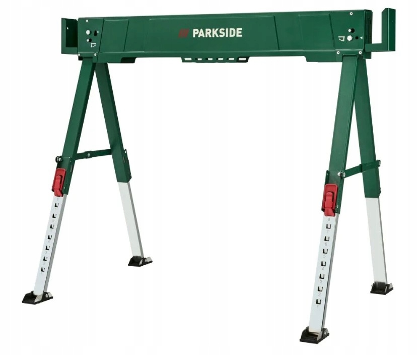 Koziołek warsztatowy podporowy z regulacją wysokości składany Parkside