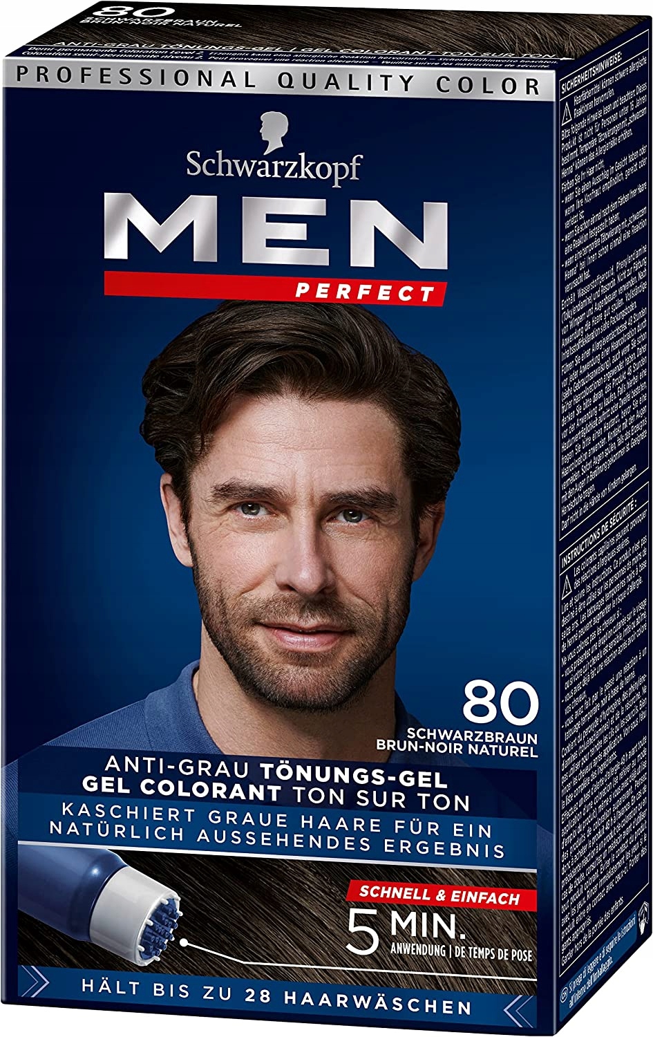 

Schwarzkopf Men Perfect 80 Odsiwiacz Czarny Brąz