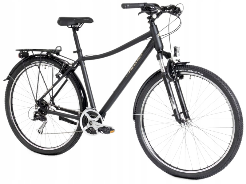 Rower trekkingowy Romet Wagant Suv L Pv U20 28 cali Czarny