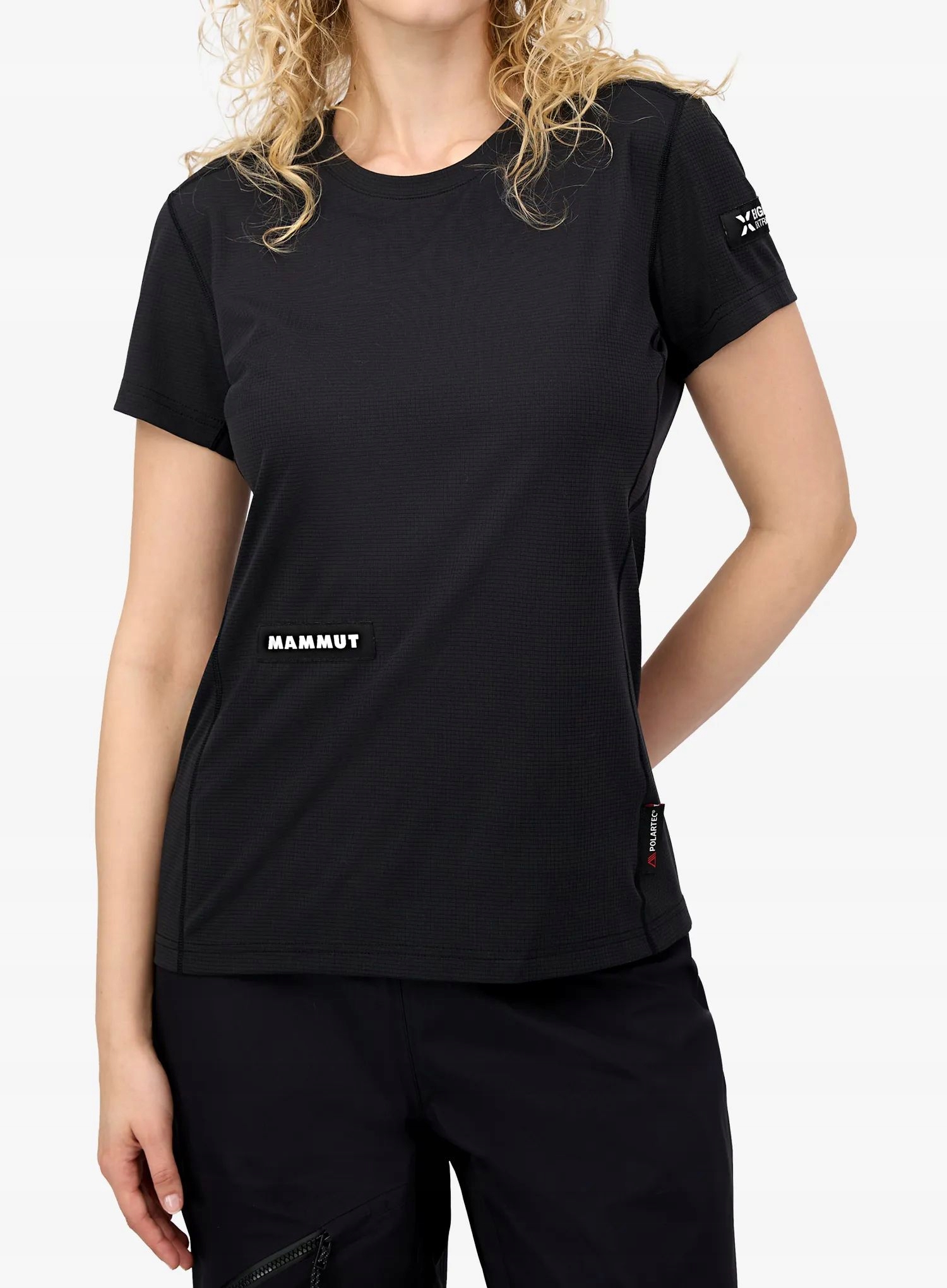 Dámské rychleschnoucí tričko Mammut Eiger Nordwand Fl T-Shirt černá L