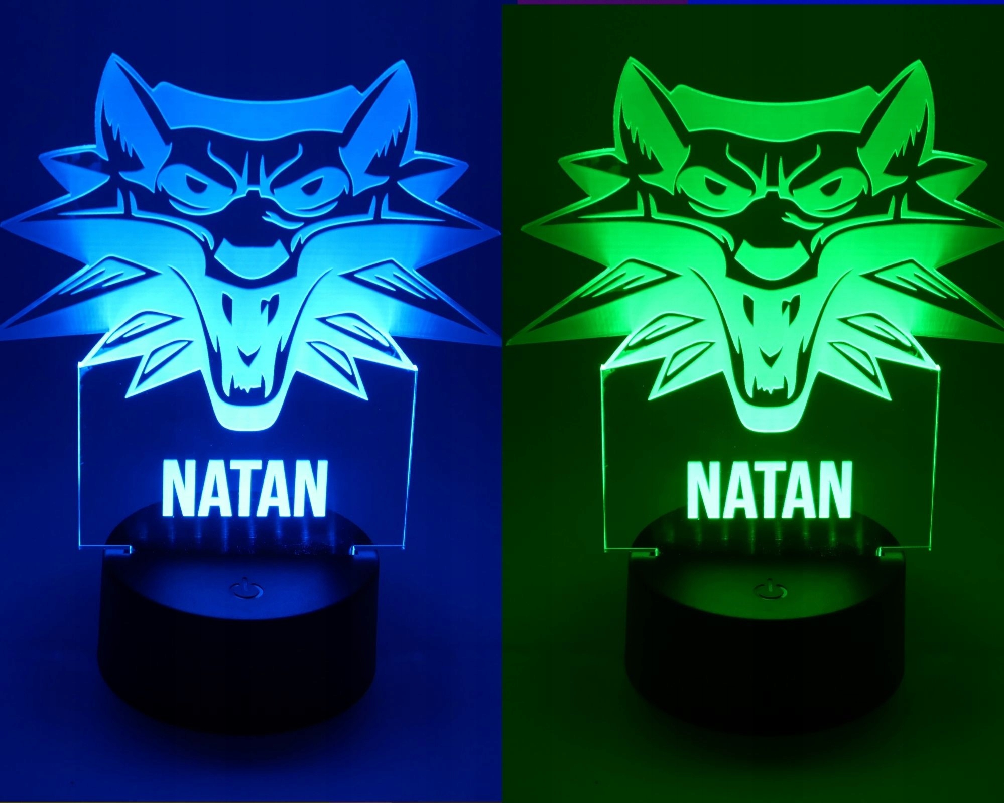 Lampka Nocna Gra o Tron Led Ród Smoka Targaryen 3D Kolor dominujący wielokolorowy