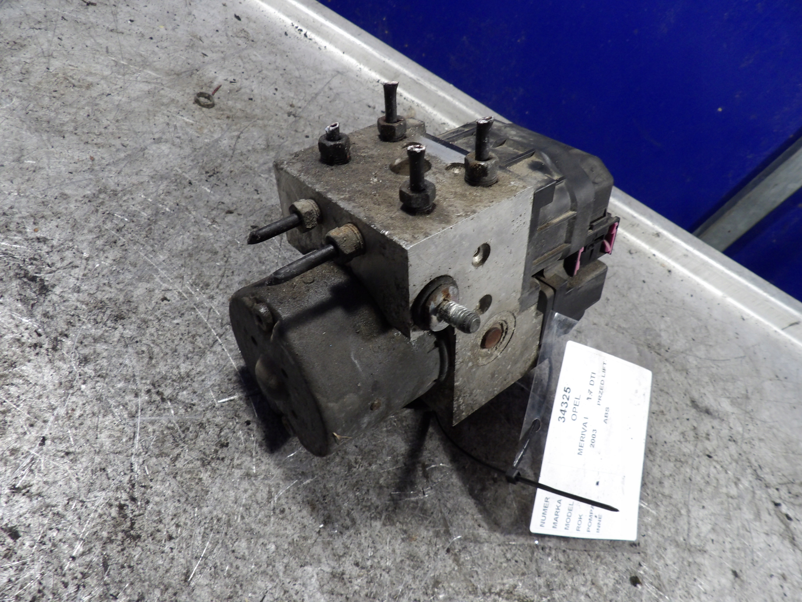 Opel Meriva e Pompa ABS 1,7DTI 0265216478