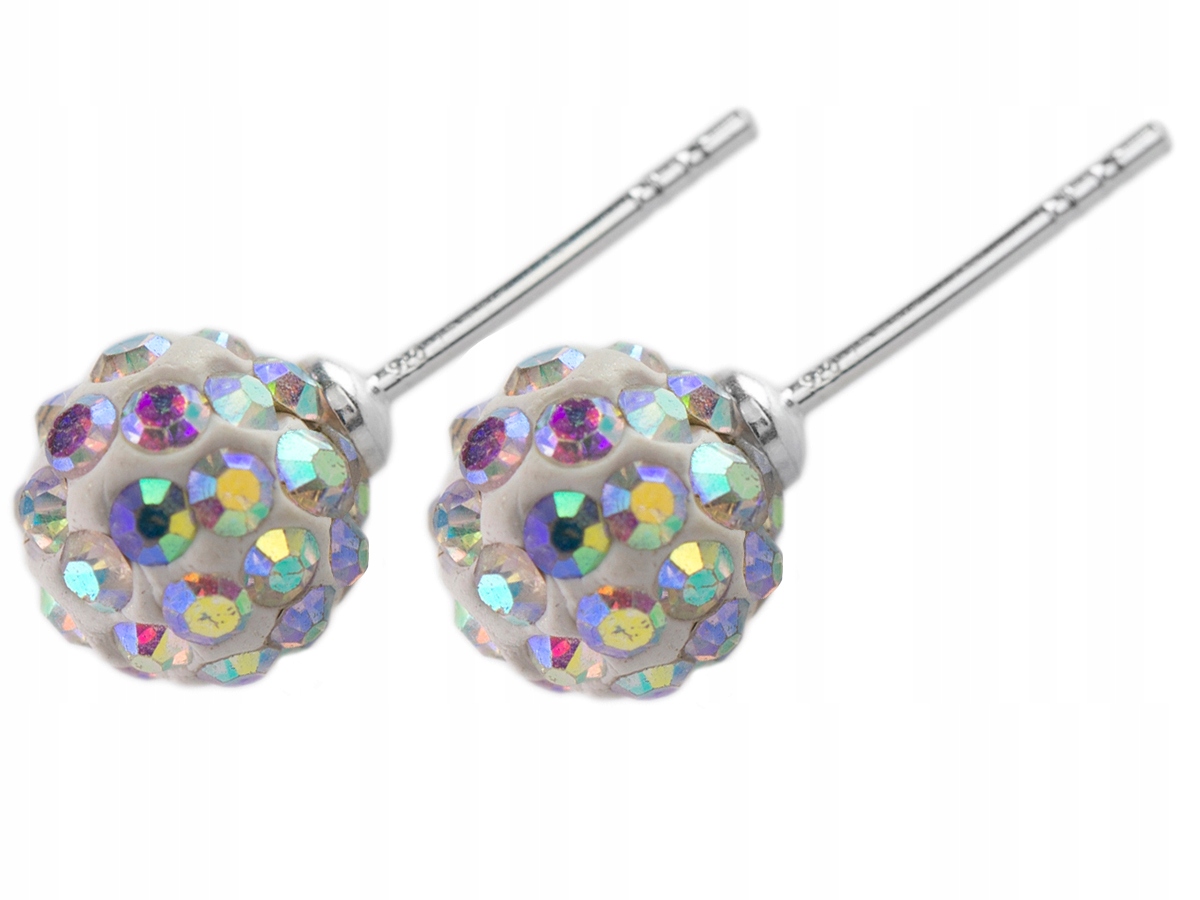 

Versil kolczyki kulki 8 mm Swarovski Srebro 0,925