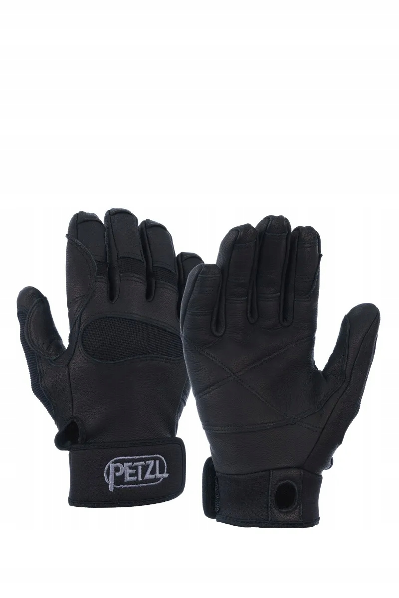 Zajišťovací a sjezdové rukavice Petzl Cordex Plus černé