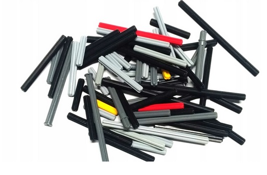 012C Lego Technic ośka osie MIX 25g ok 25-30 szt