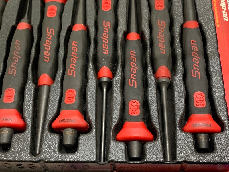 Komplet wybijaki i przecinaki 10el SnapOn Producent code PPCSG710