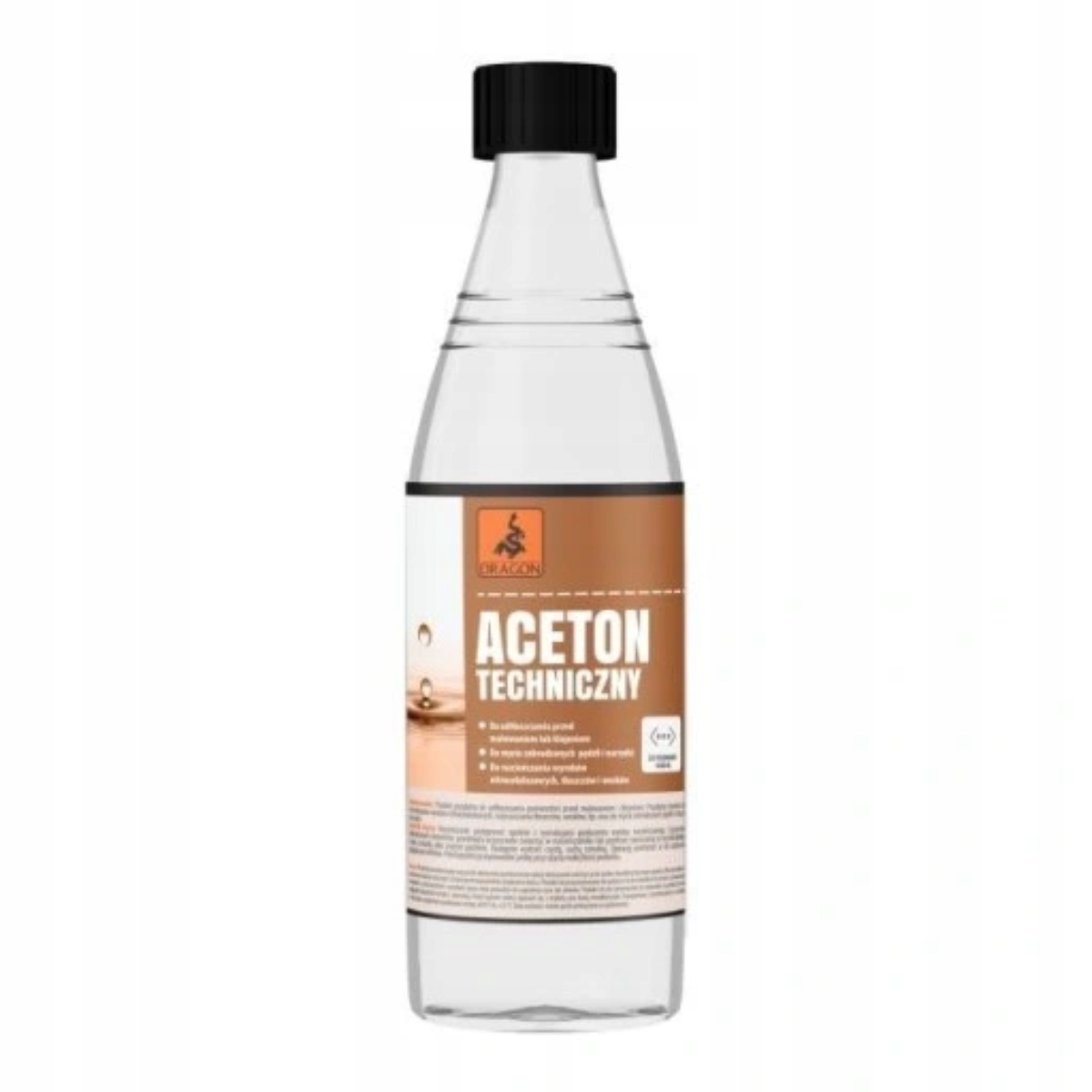 DRAGON Aceton Techniczny 500ml Szkło