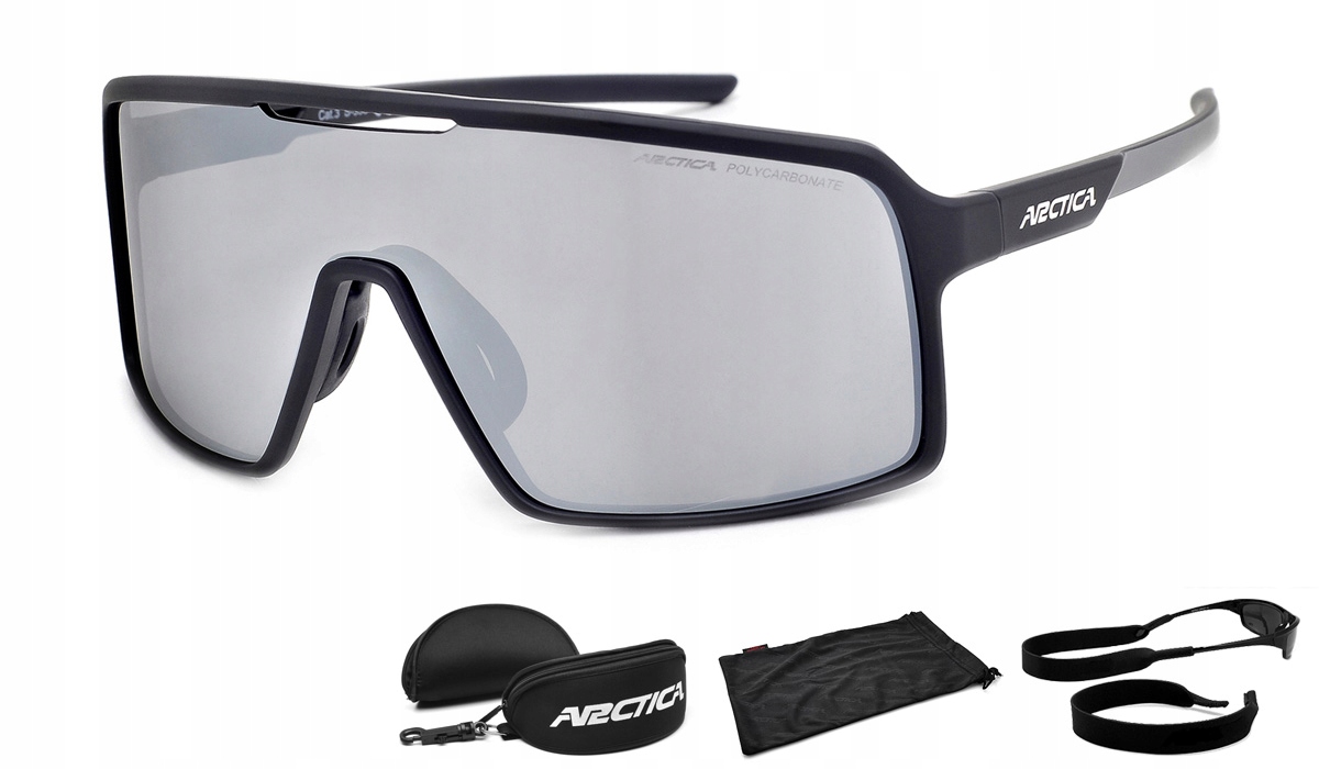 Okulary ROWEROWE ARCTICA S-336 MONOLENS + ETUI