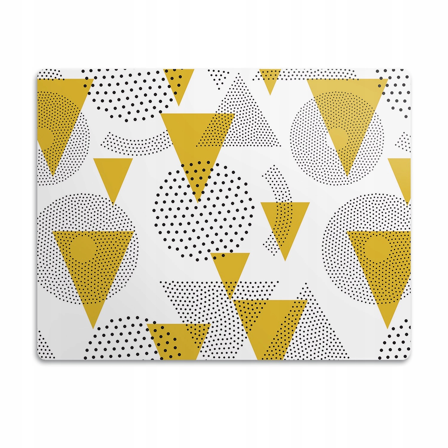 Levně Podložka pod misku pro psa kočku Kola a trojúhelníky 90x60