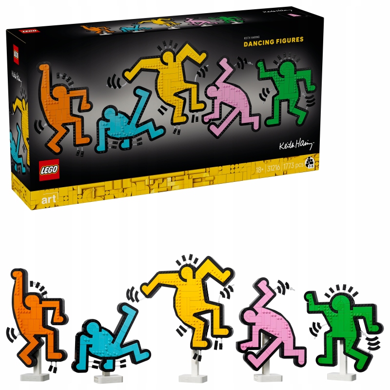 Lego Art 31216 Keith Haring Tančící postavy