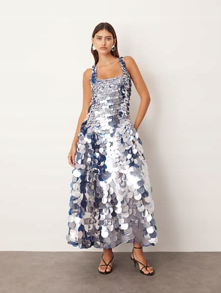 Zdobená Flitrová Šaty Arrange Edition 40 L