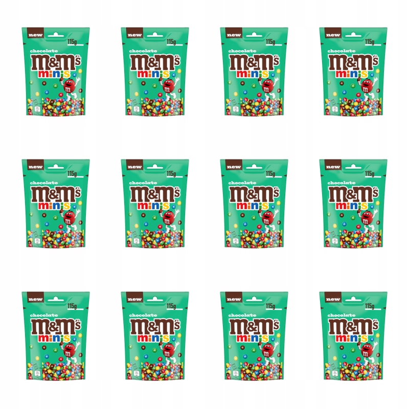 M&Ms Minis 115g X12
