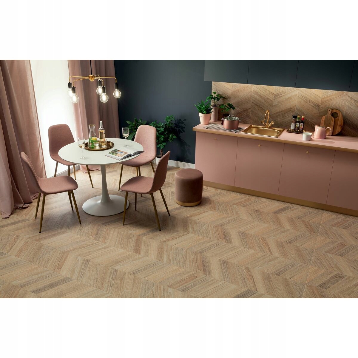 Gres szkliwiony Hass Brown 59.8 X 59.8 Arte Typ gres