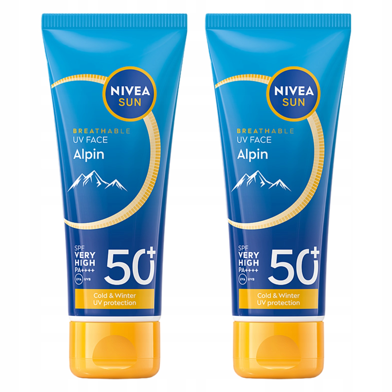 Nivea Sun Alpin Ochranný hydratační krém na obličej s ochranným faktorem SPF50 40 ml x2