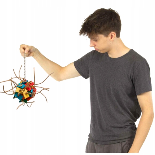 Levně Extreme Fireball S – Hračka pro velké papoušky, mnohahodinová zábava