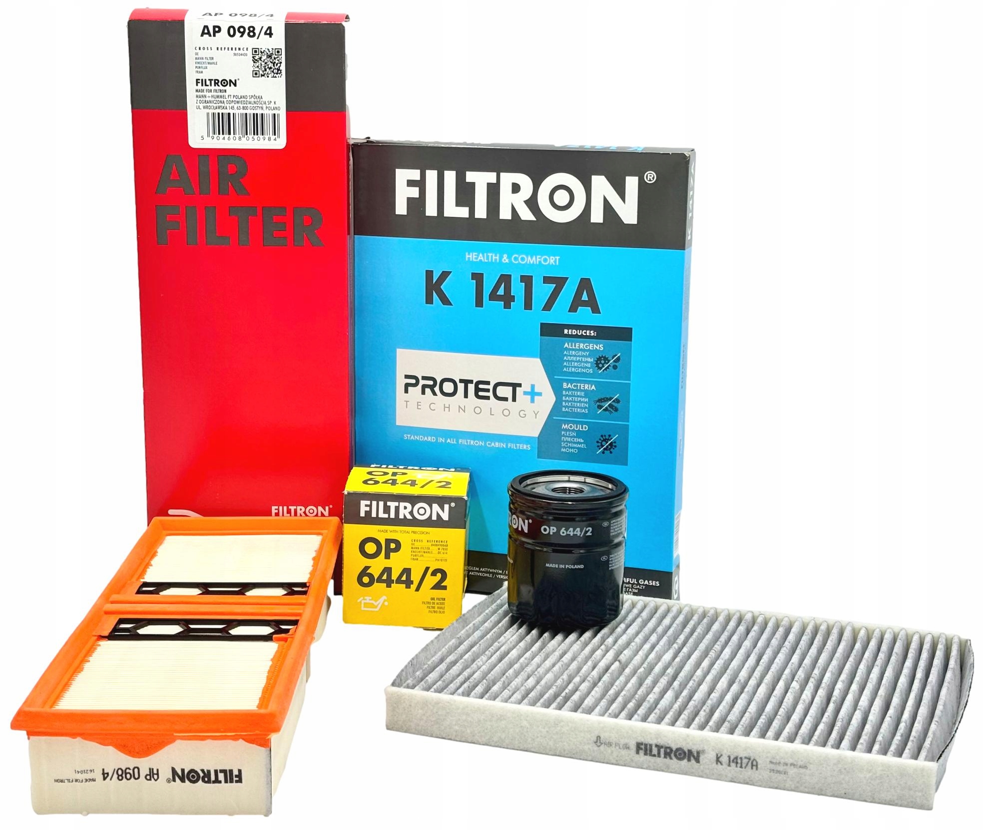 Filtron Sada Filtrů Alfa Romeo Giulia Stelvio 2.0 Turbo T4 Multiair