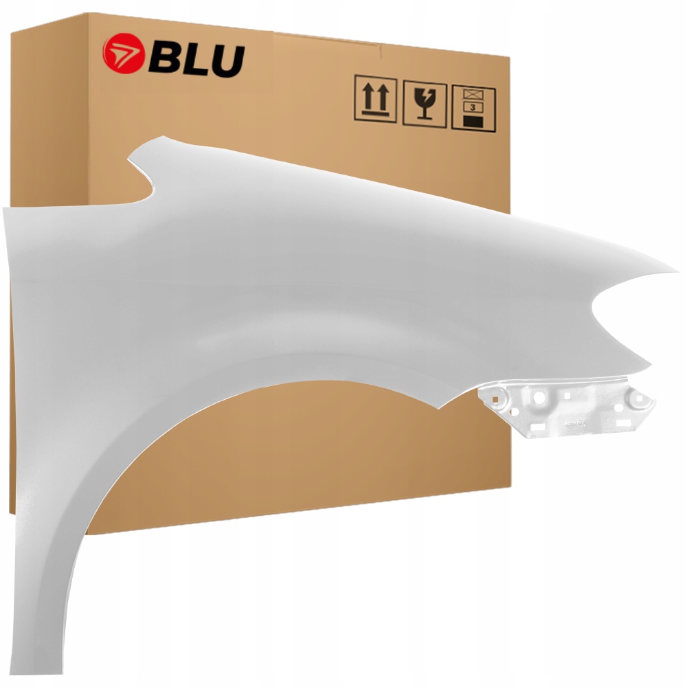 Blu Blatník Vw Touran 1T2 LA7W pravý stříbrný 07-10 přední