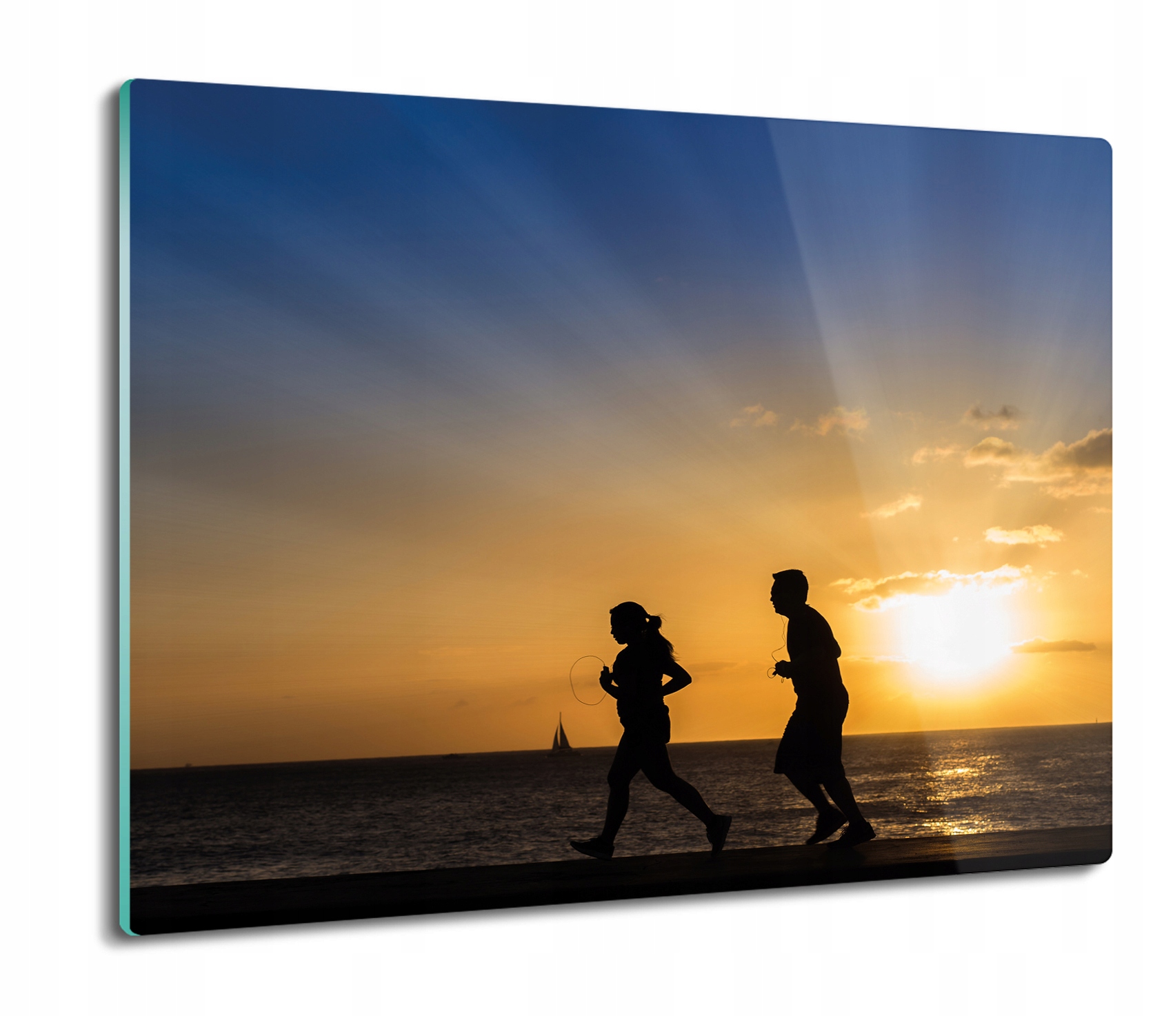 

Plaża morze sport 60x52 deska do kuchni szklana