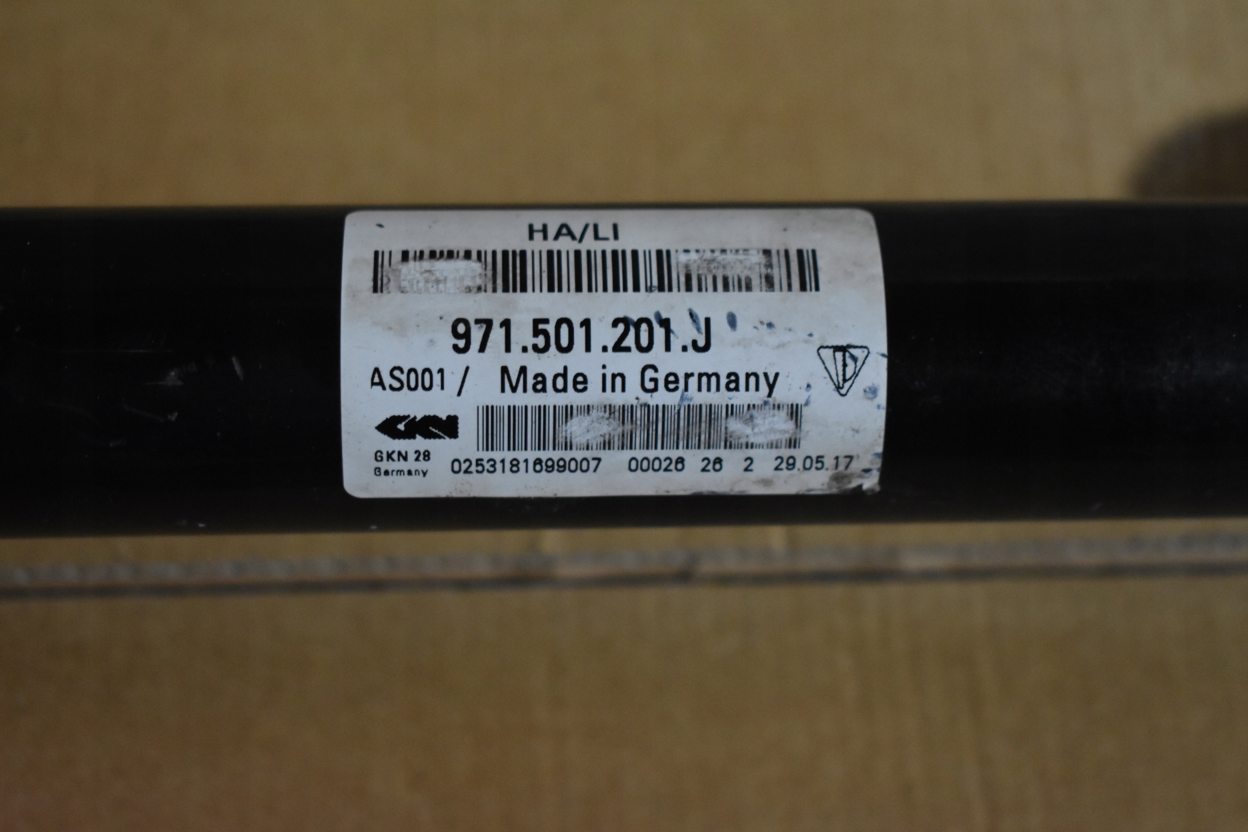 IDEALNA semi-axis rear part rear left PORSCHE PANAMERA 971 1
