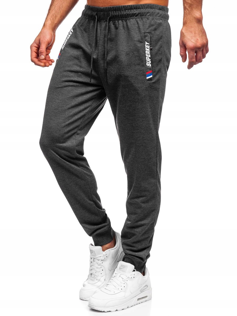 

Spodnie Męskie Dresowe Grafitowe JX9519 DENLEY_2XL