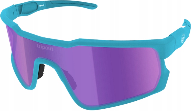 Okulary Tripout Endo Purple 2 Szyby Etui Enduro