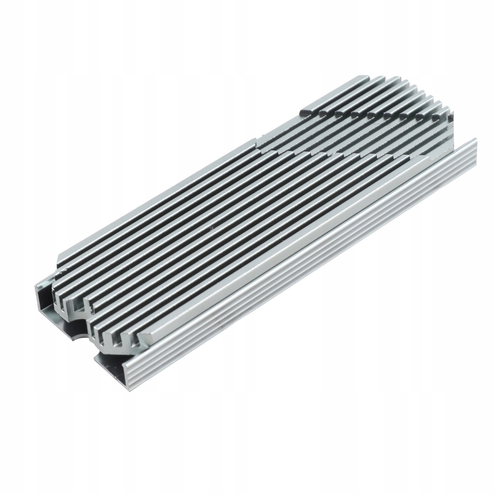Anodowane aluminium M.2 2280 SSD Radiator Cooler na pulpit szary