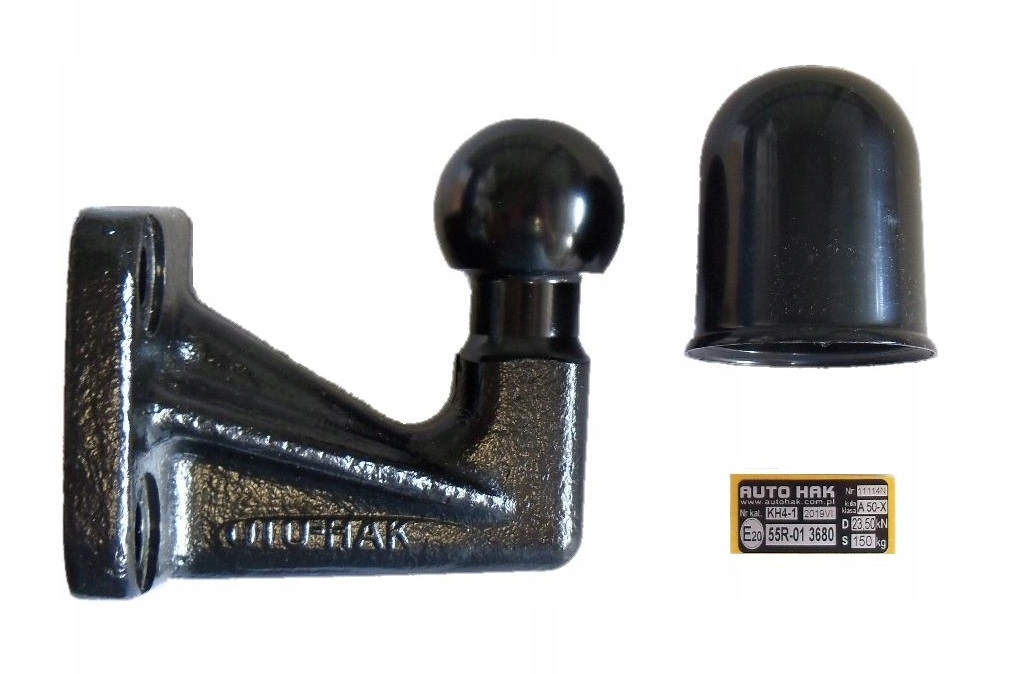 KULA FLANSZOWA haka Odkuwka 3.5T 4 śruby 83x56 mm