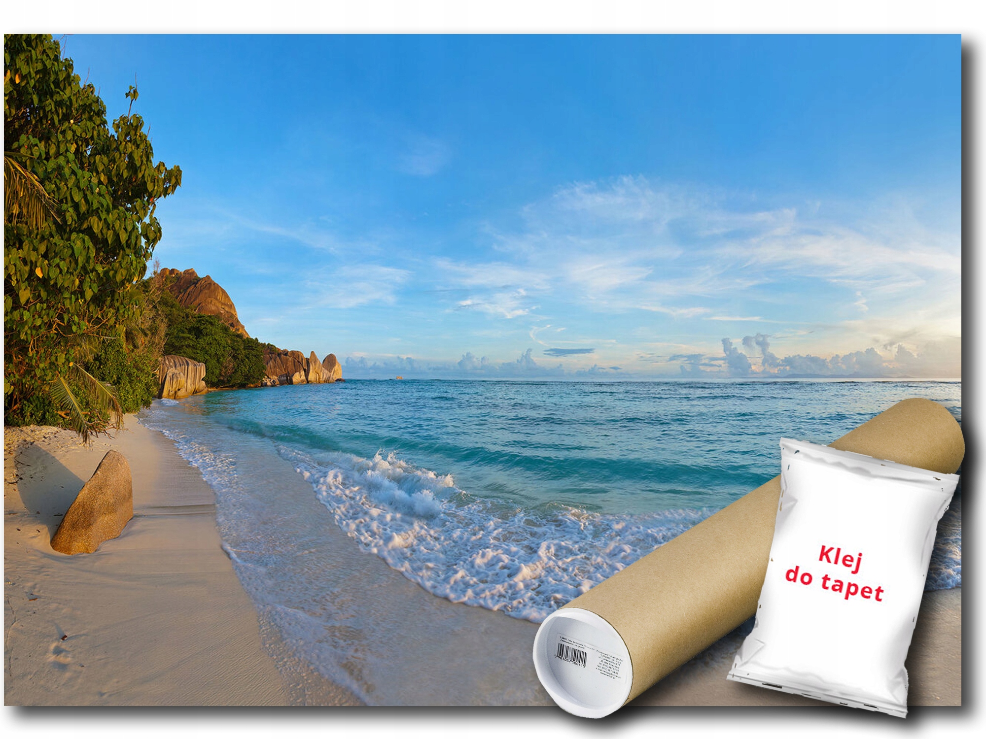 Vinylová Fototapeta Pláž Moře Vlny Pobřeží Nebe Krajina Pohled 312x219