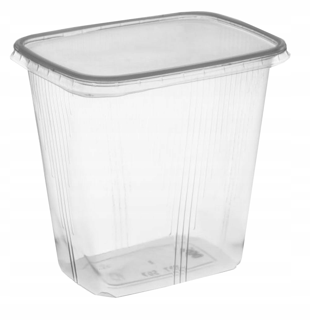 

Pojemnik prostokątny 500 ml Pp wieko 100 szt.
