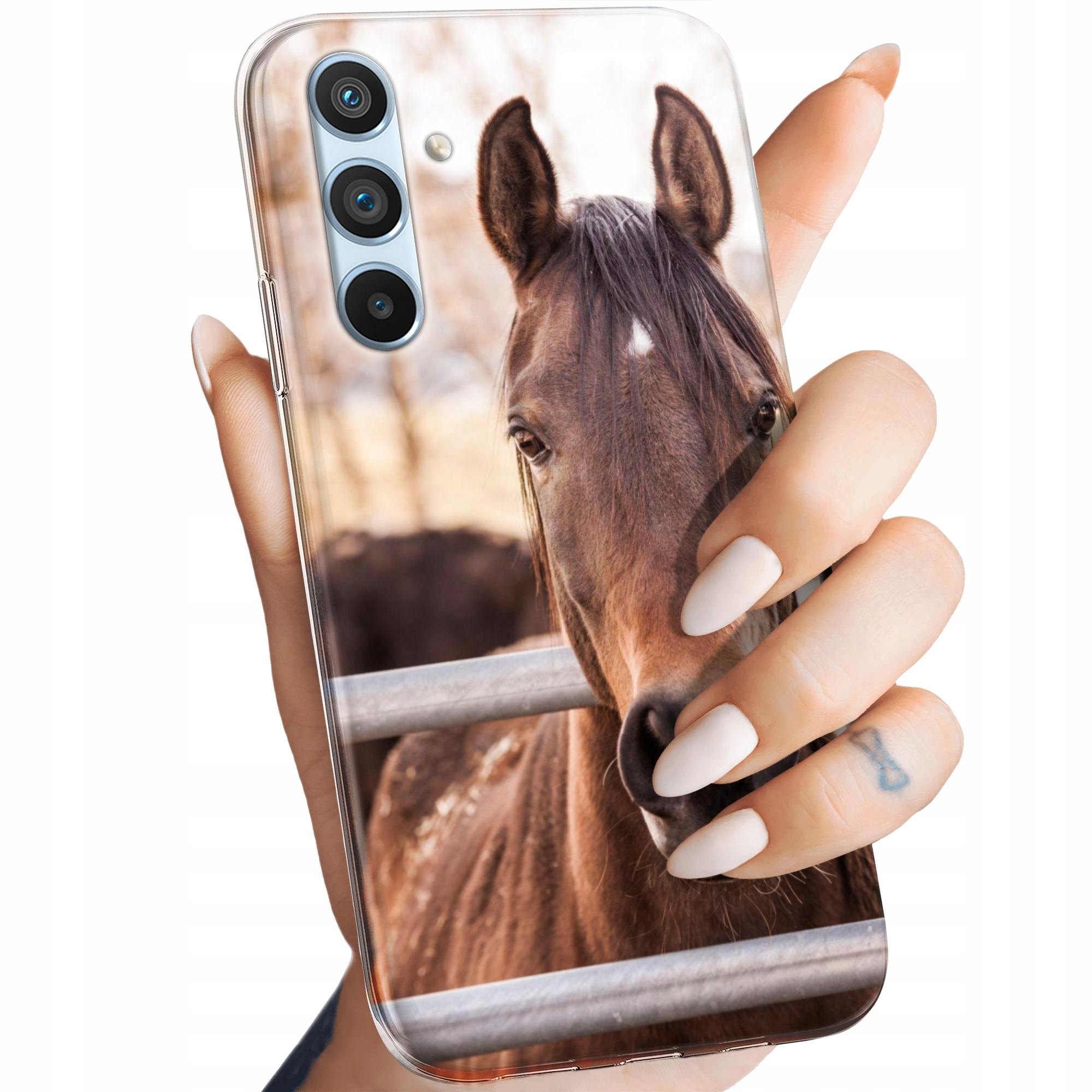 

Etui do Samsung Galaxy A34 5G Konie Kuce