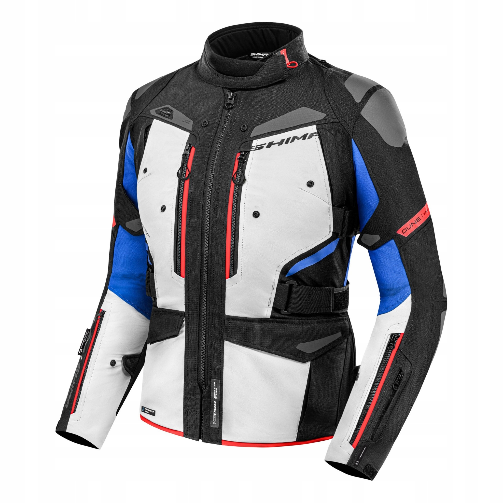 Dámska turistická motocyklová bunda Shima Dune Lady Blue XL