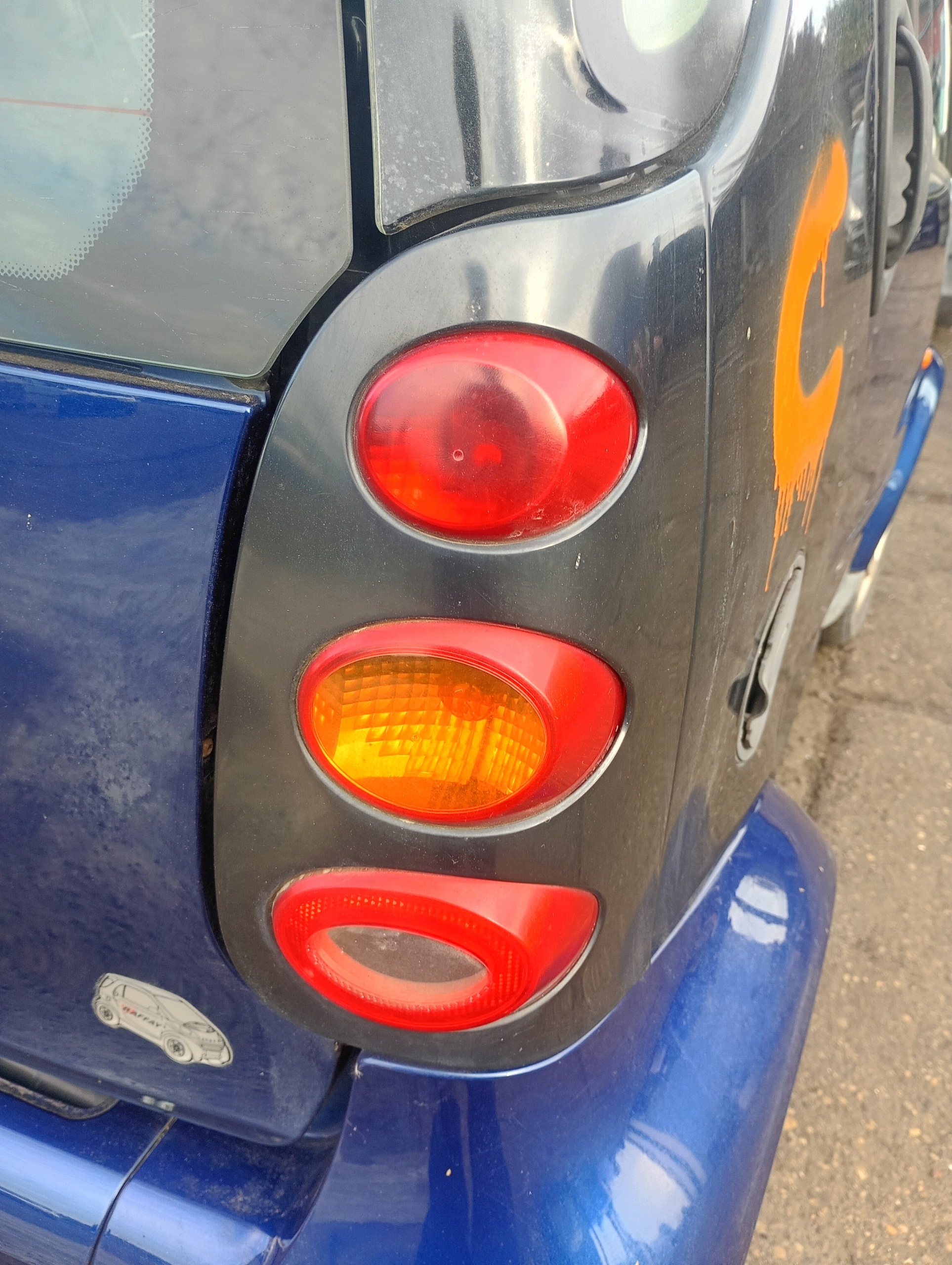 light right rear rear part Smart Fortwo 450 Coupe 98-07