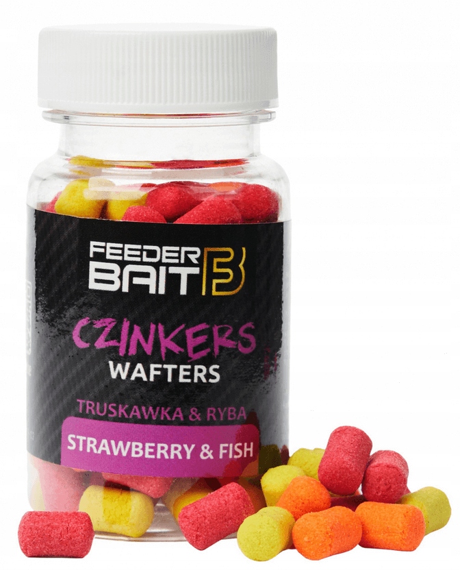 Feeder Bait Czinkers Wafters Truskawka Ryba 60ml