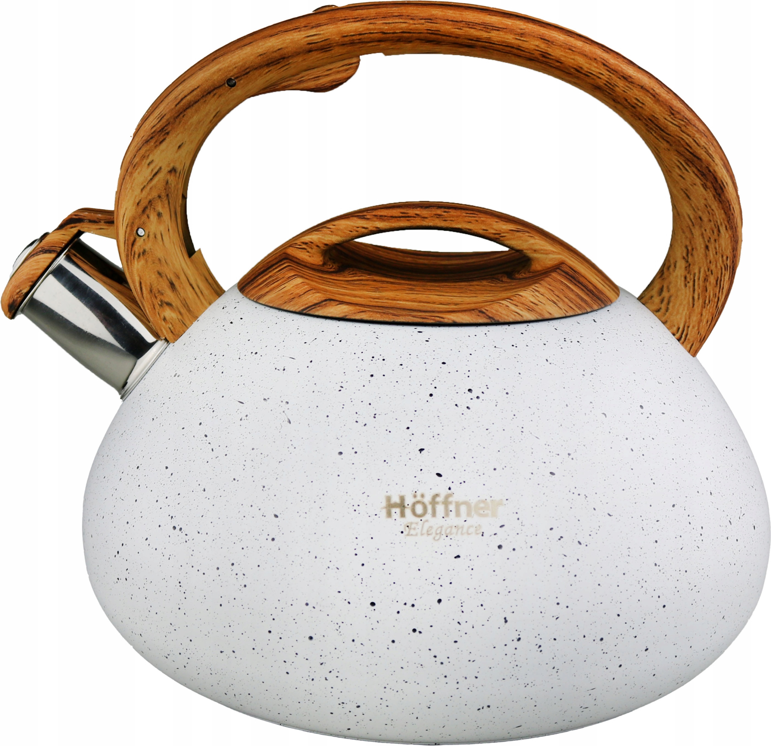 Pevná Konvice S Píšťalkou Nerezová Ocel 3L Hoffner Elegance