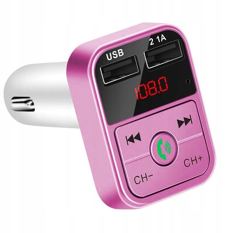 Transmiter Bluetooth FM Ładowarka 2xUSB WOLTOMIERZ