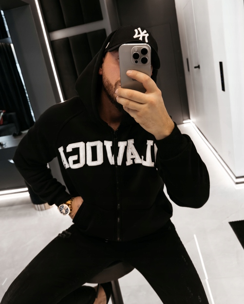 Pánská Mikina Iris Men O La Voga Černá L