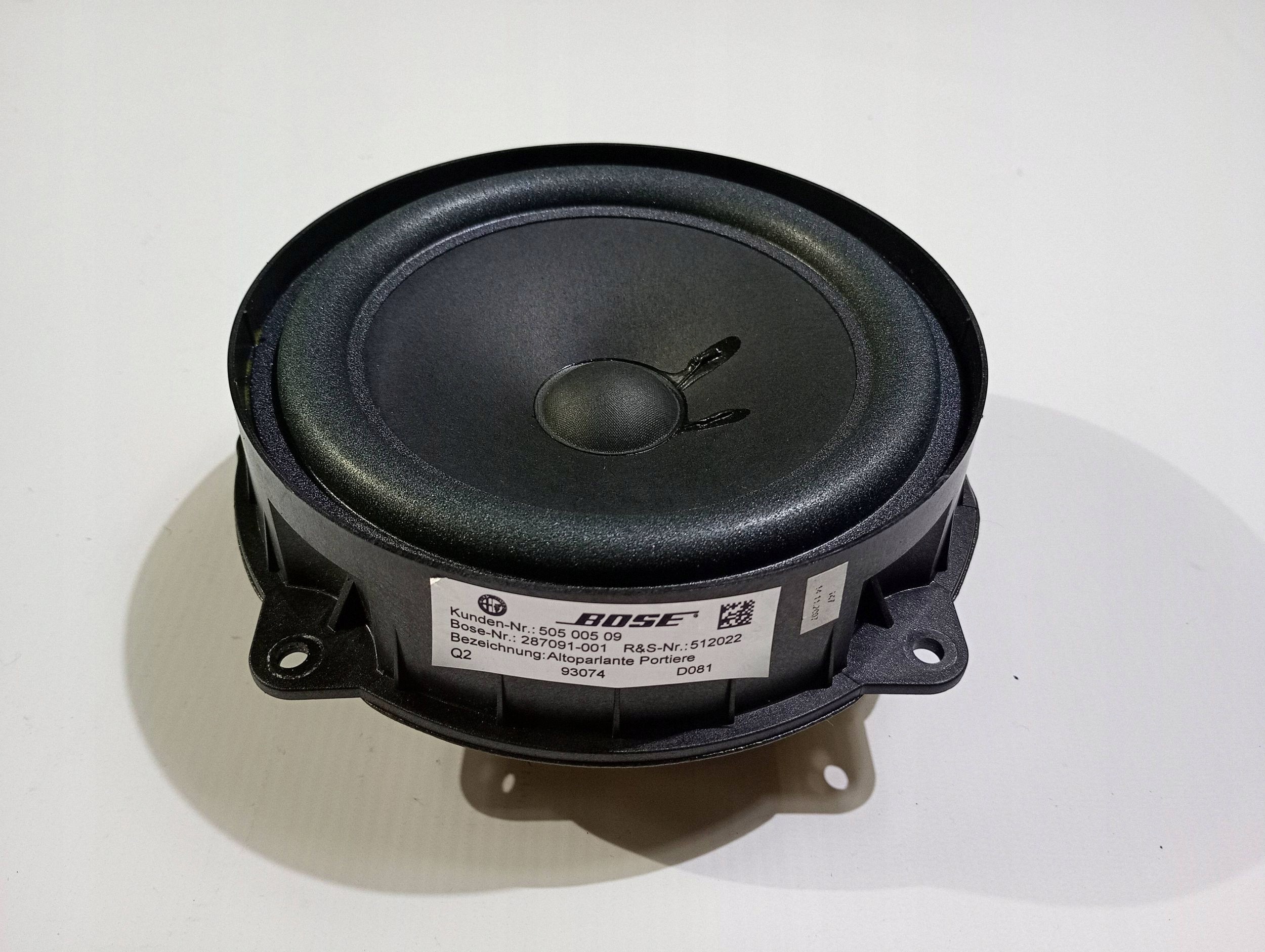 speaker door przednich BOSE right left Maserati GranTurismo 2008