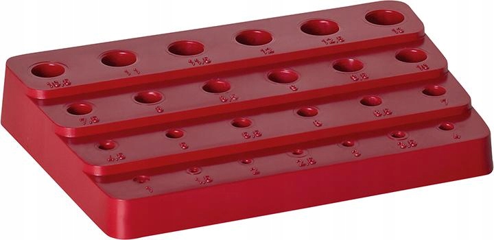 

Organizer na wiertła 25 otworów 1-13mm Fortis