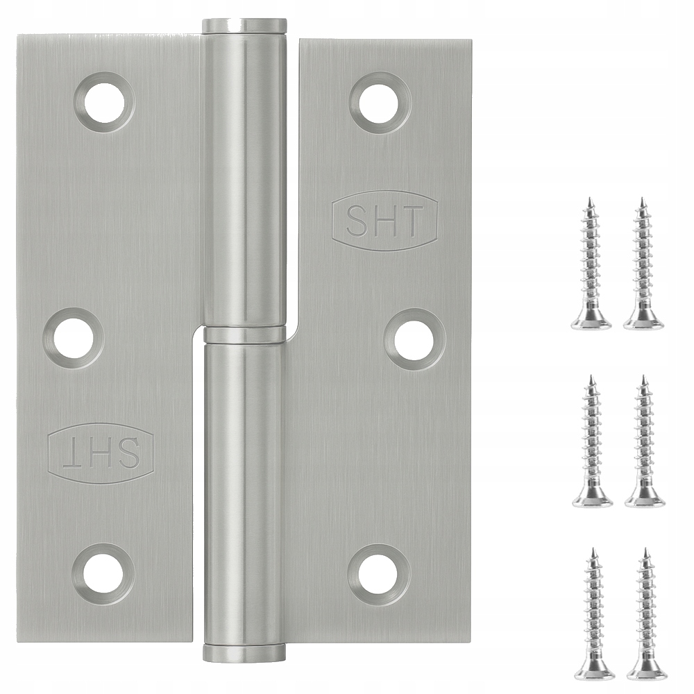 ZAWIAS ROZŁĄCZNY 90 x 65 mm STAL NIERDZEWNA INOX DO DRZWI DRZWIOWY