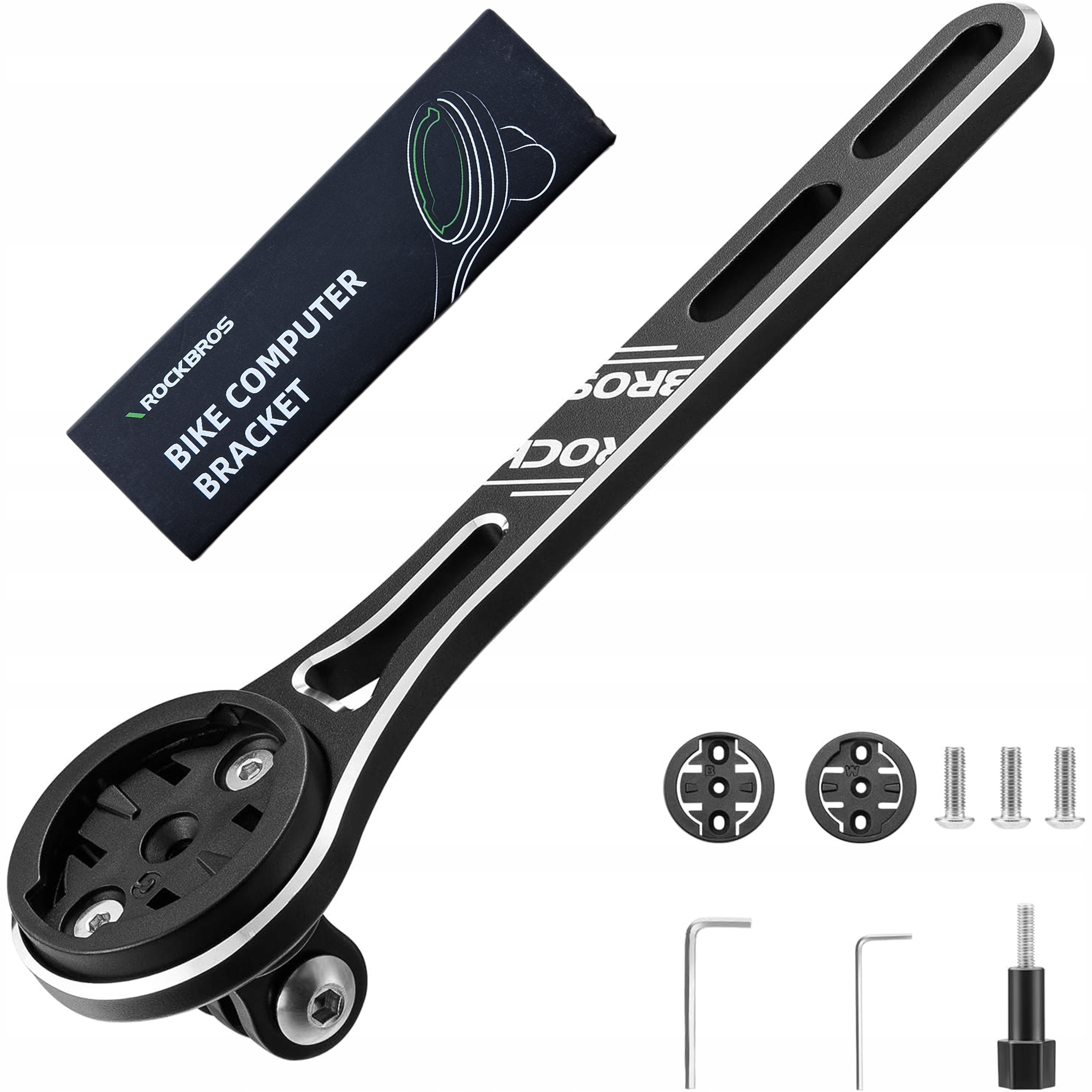 Wysuwany Uchwyt Na Licznik Komputer Rowerowy Rockbros 2w1 Aluminium Jakość