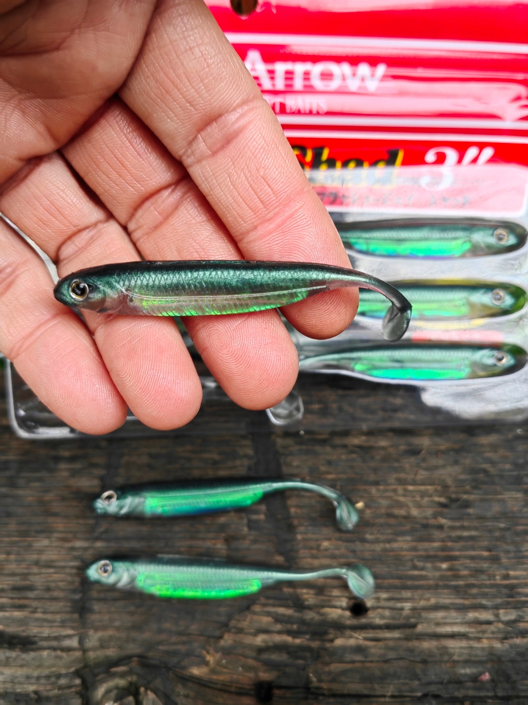 Kopyto Flash-J Shad 3" 8 cm Fish Arrow killer na okonie i pstrągi #28