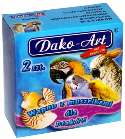  Лайм для птахів з черепашками Dako Art 2 шт. 35g