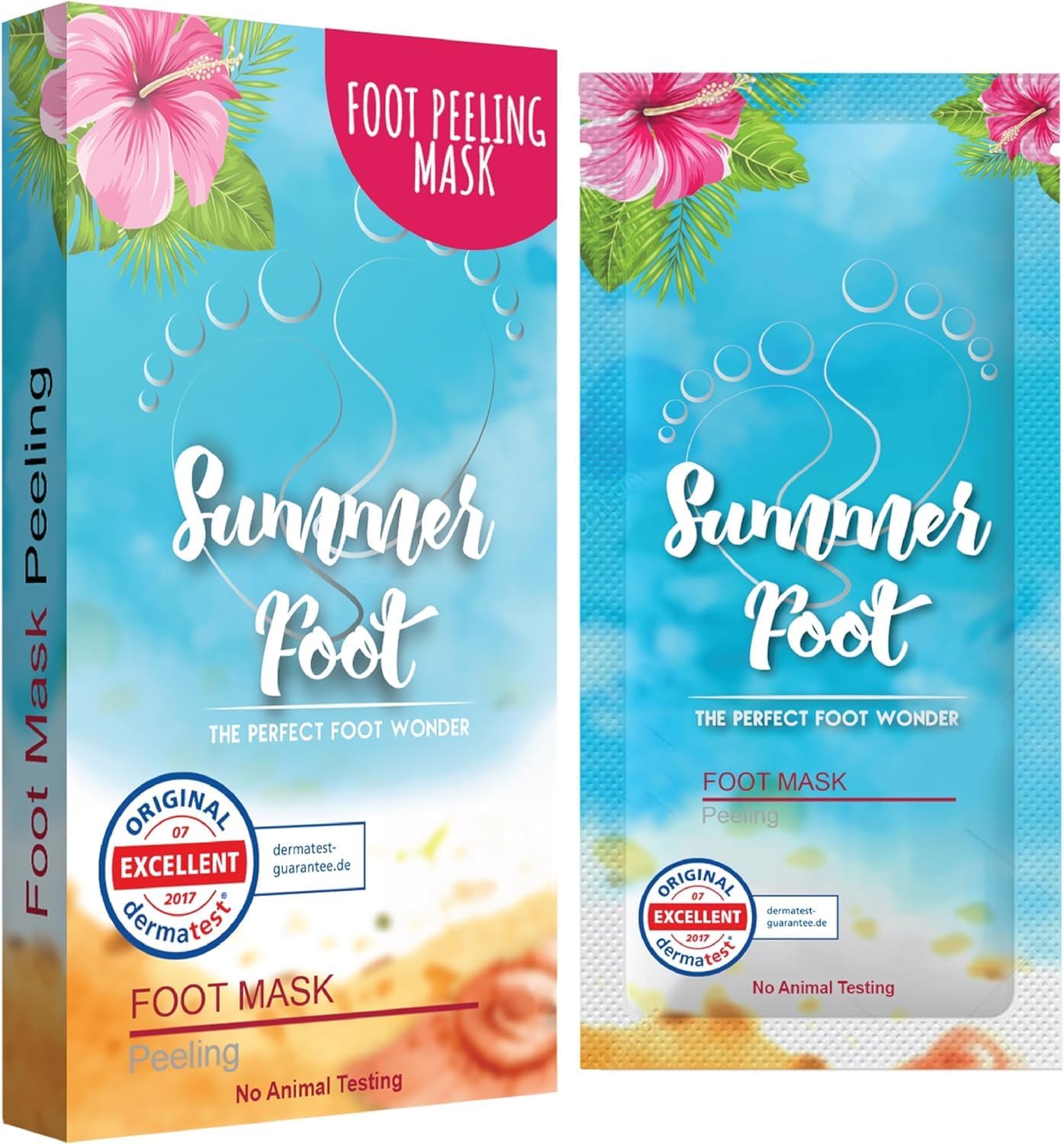 Summer Foot maska okurka pro odstranění zrohovatělé kůže 2ks